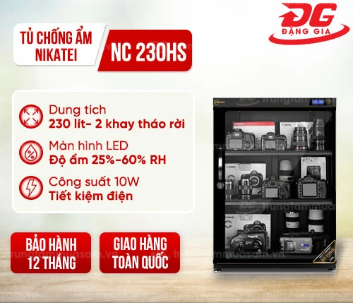 Tủ chống ẩm Nikatei NC 230HS (230 lít) 2