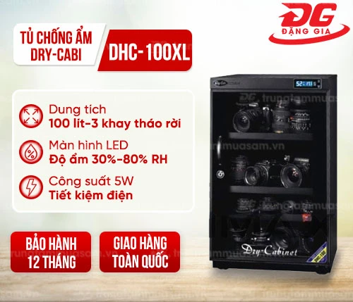 Tủ chống ẩm Dry-Cabi DHC-100XL (100 lít) 2