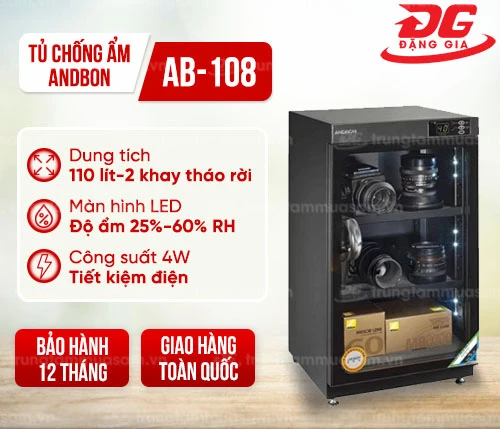 Tủ chống ẩm Andbon AB-108 (110 lít) 2