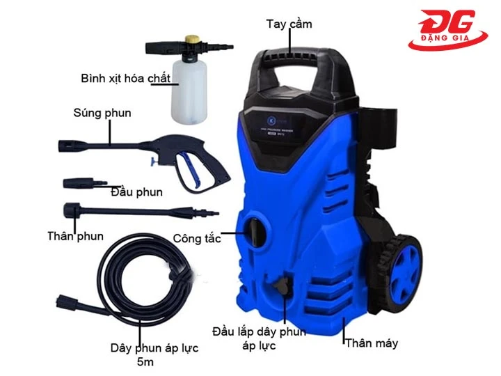 cấu tạo Máy rửa xe Kachi
