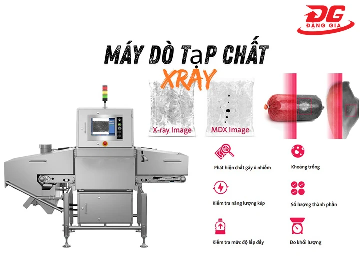 máy dò kim loại X-ray phát hiện kim loai nhanh