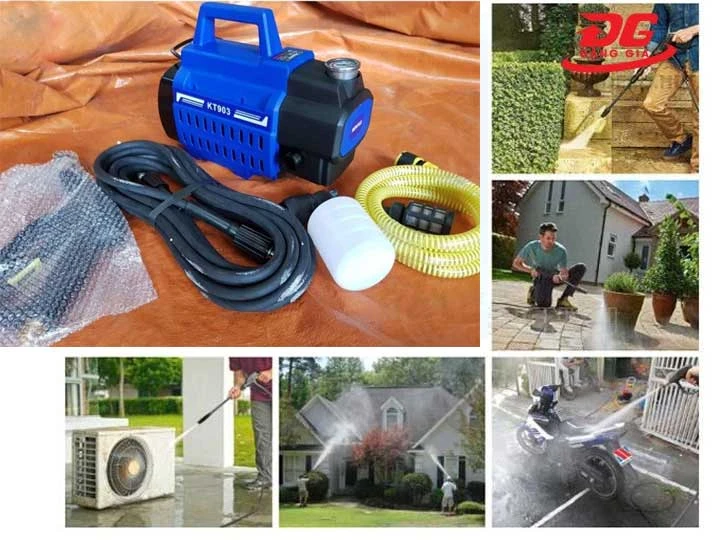 Lực phun cực mạnh, cuốn trôi mọi vết bẩn