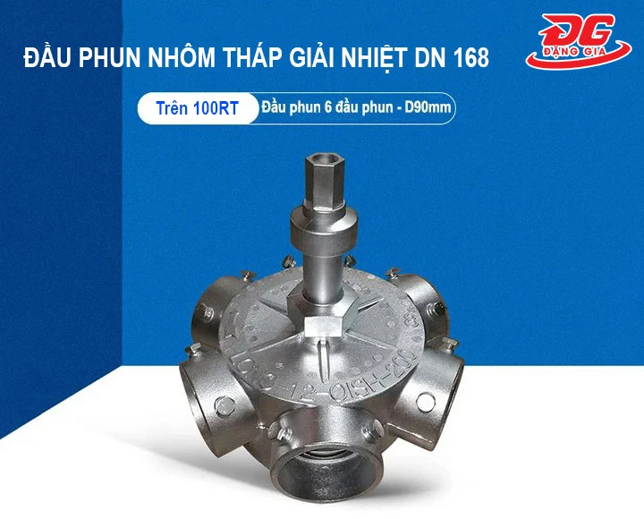 đầu phun nhôm tháp giải nhiệt DN 168