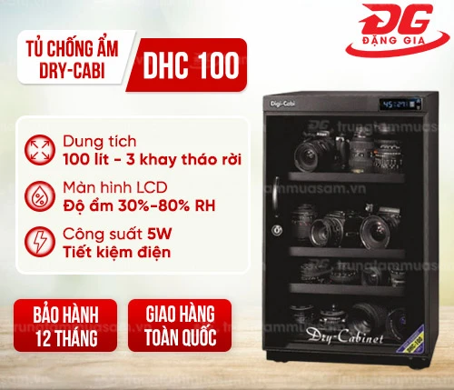 Tủ chống ẩm Dry-Cabi DHC 100 (100 lít) 2