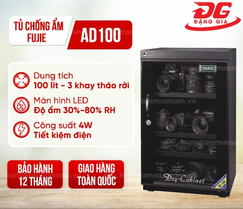 Tủ chống ẩm FujiE AD100 (100 lít) 2