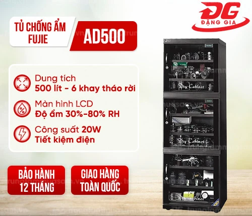Tủ chống ẩm FujiE AD500 (500 lít) 2