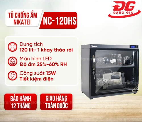 Tủ chống ẩm Nikatei NC-120HS (120 lít) 2