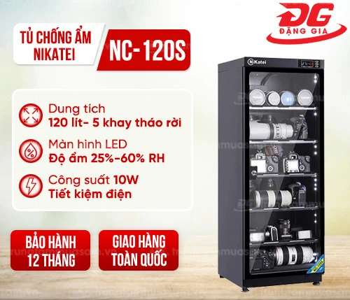 Tủ chống ẩm Nikatei NC-120S (120 lít) 2