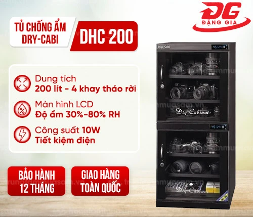 Tủ chống ẩm Dry-Cabi DHC 200 (200 lít) 2