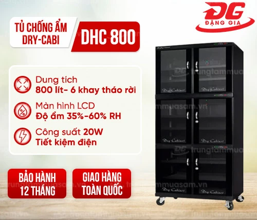 Tủ chống ẩm Dry-Cabi DHC 800 2