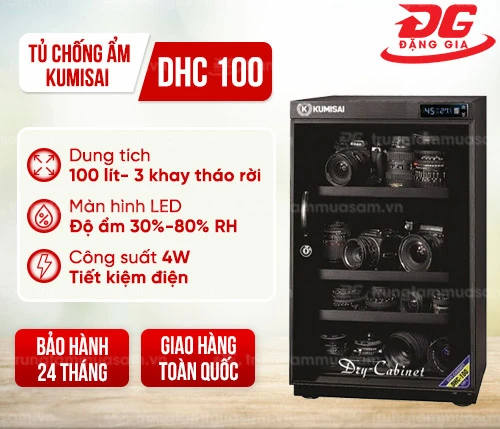 Tủ chống ẩm Kumisai DHC 100 (100 lít) 2