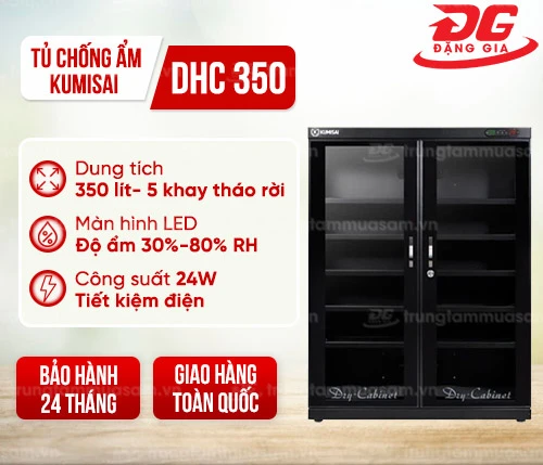 Tủ chống ẩm Kumisai DHC 350 (350 lít) 2