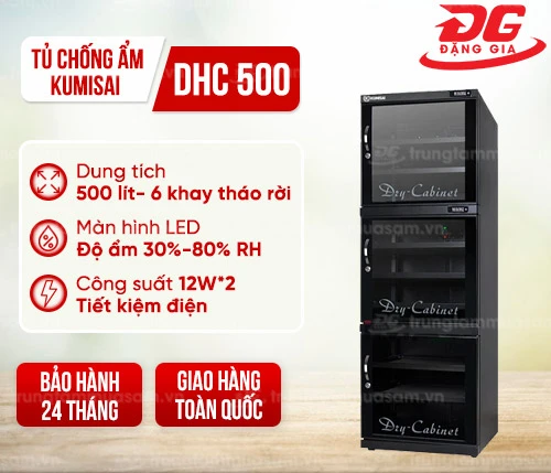 Tủ chống ẩm Kumisai DHC 500 (500 lít) 2