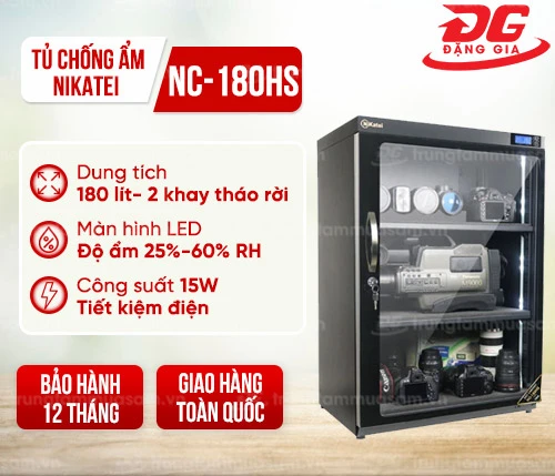 Tủ chống ẩm Nikatei NC-180HS (180 lít) 2