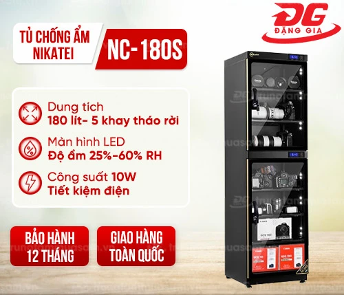 Tủ chống ẩm Nikatei NC-180S (180 lít) 2