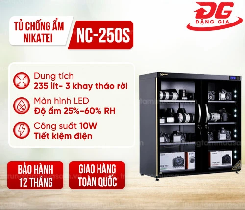 Tủ chống ẩm Nikatei NC-250S (235 lít) 2