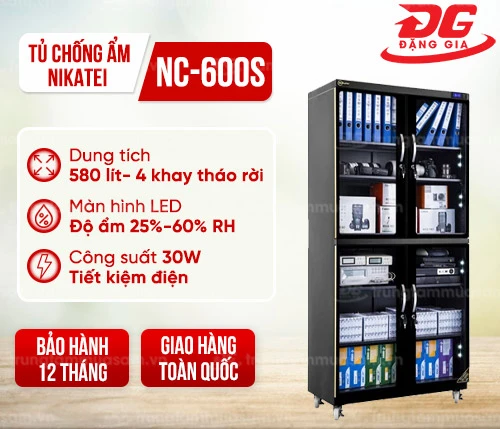 Tủ chống ẩm Nikatei NC-600S (580 lít) 2