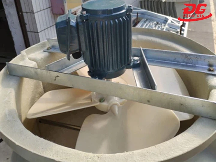Cánh quạt D635mm dùng cho dòng tháp giải nhiệt nào