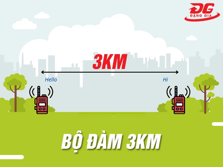 bộ đàm 3km