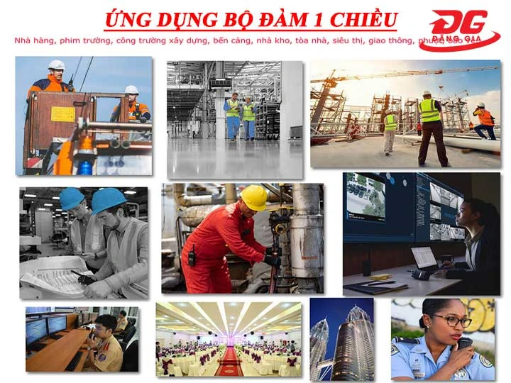 Ứng dụng phổ biến của bộ đàm 1 chiều