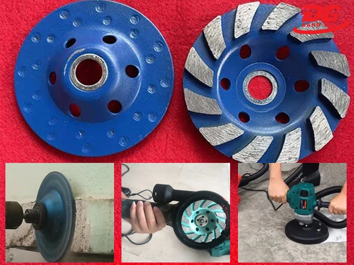 Ứng dụng đĩa mài bê tông 100 mm