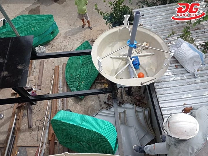 lắp đặt tháp giải nhiệt TPC