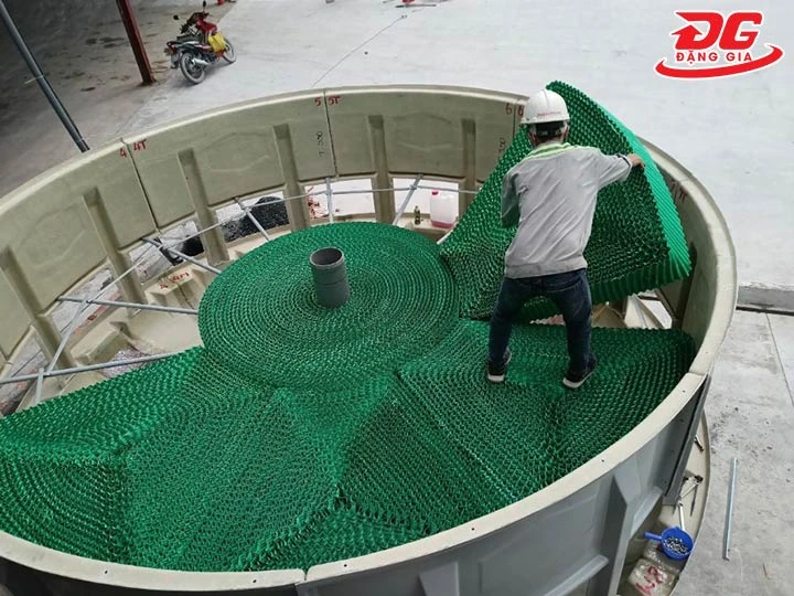 lắp đặt tháp giải nhiệt TPC