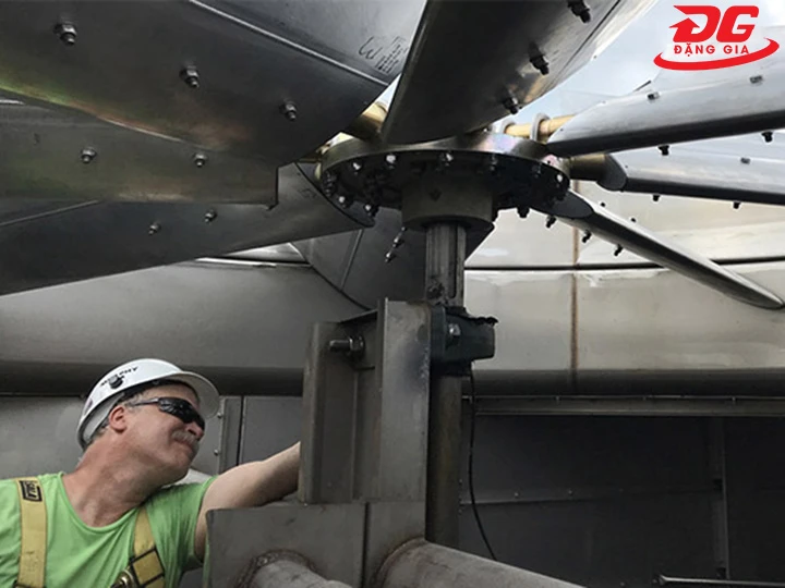 Cách bảo dưỡng cánh quạt D4800mm bền bỉ, êm mượt