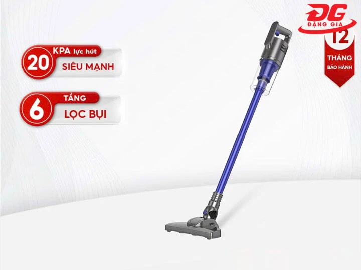 máy hút bụi 20000Pa Jetzt S20 có ống nối dài màu xanh neon siêu nổi