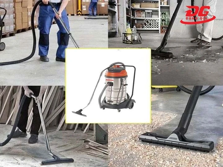 Ứng dụng của máy hút bụi Pertek trong thực tế