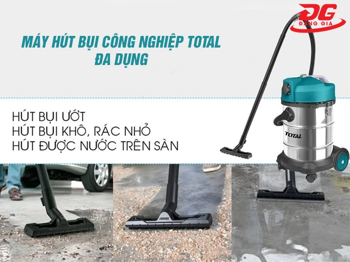 Máy hút bụi công nghiệp Total đa dụng