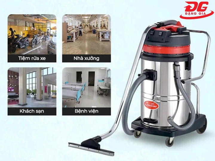 Ứng dụng thực tế của máy hút bụi công nghiệp ở Nha Trang