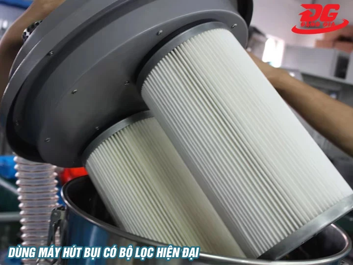Bộ lọc máy hút bụi ngăn bụi trong sản xuất