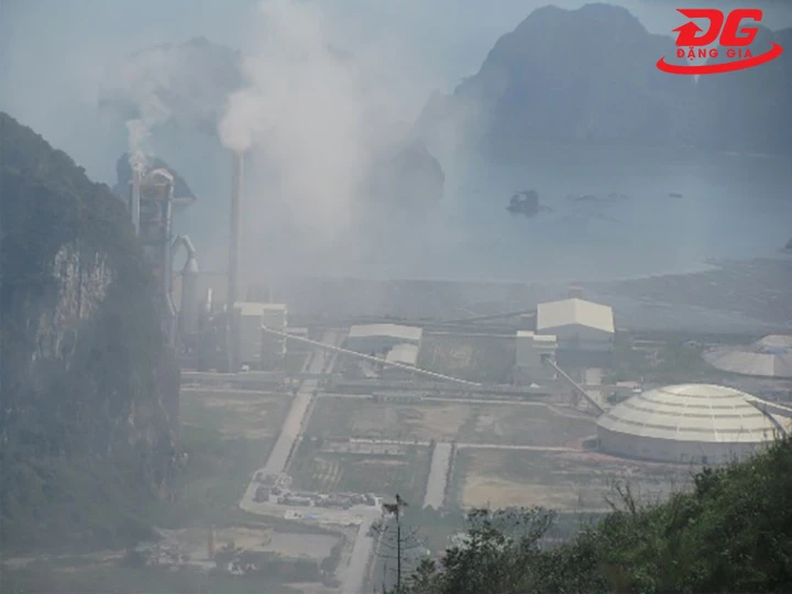 Bụi trong sản xuất ảnh hưởng đến môi trường