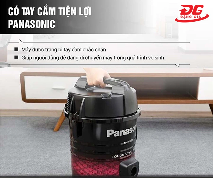máy hút bụi Panasonic tích hợp tay cầm
