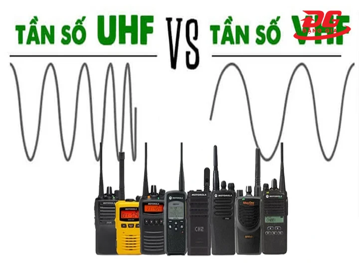 Xác định đúng băng tần hoạt động (UHF/VHF)