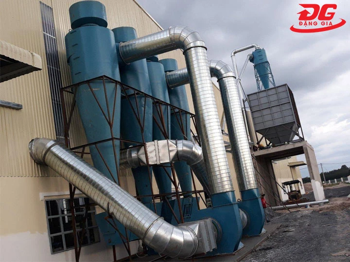 Xử lý bụi trong sản xuất bằng cyclone