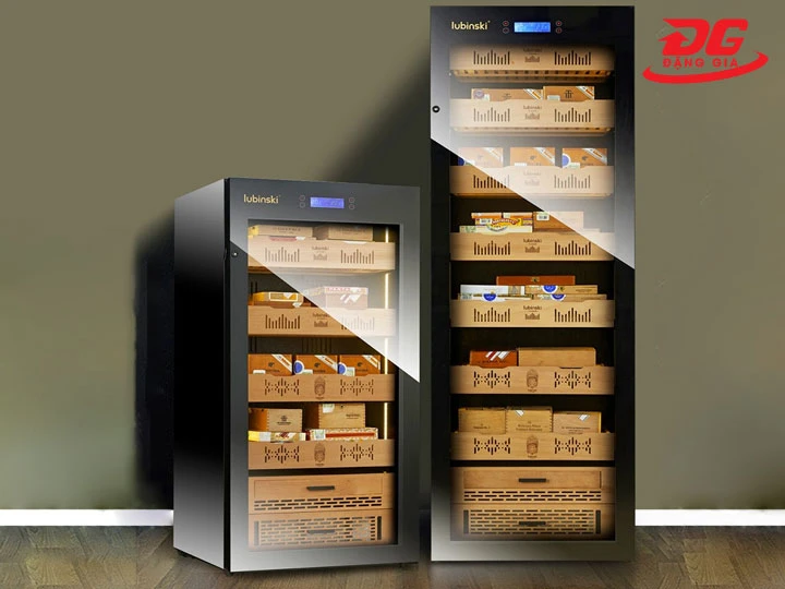 Tủ giữ ẩm xì gà gỗ tuyết tùng LBS668