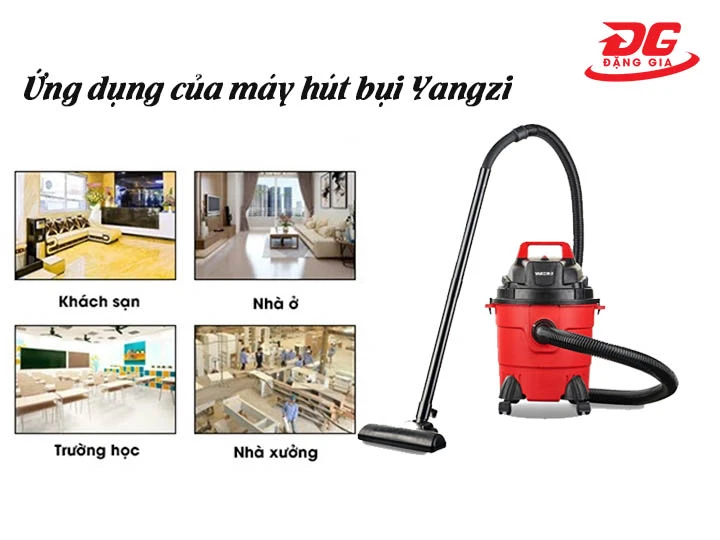 ứng dụng máy hút bụi Yangzi