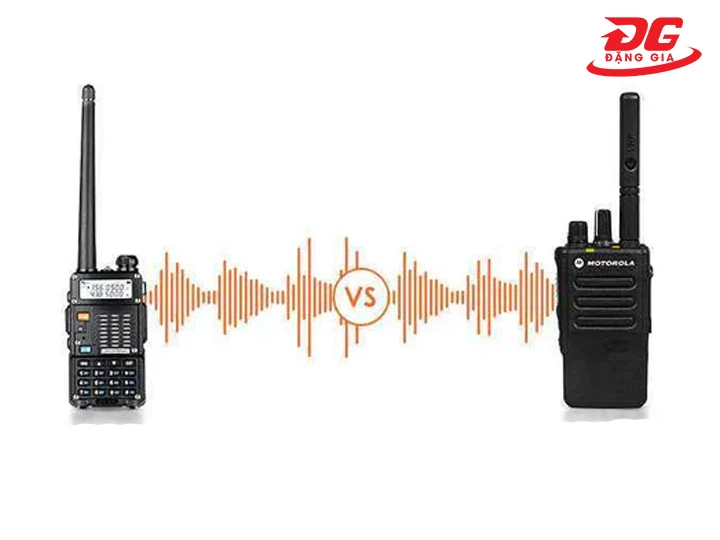 So sánh bộ đàm 3G với bộ đàm truyền thống UHF/VHF