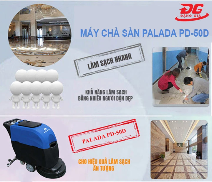 ưu điểm của Máy chà sàn Palada PD-50D