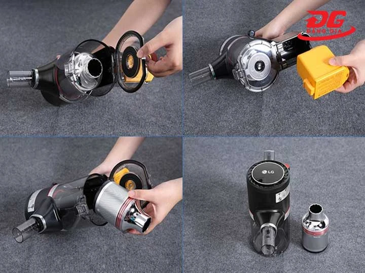 Dễ tháo rời và vệ sinh các bộ phận lọc