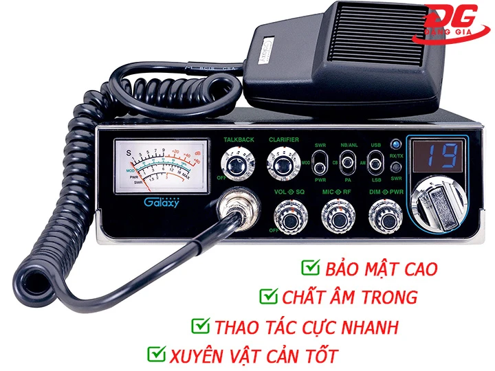 sức mạnh của bộ đàm Galaxy Neptune III