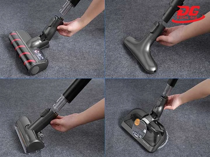 Hiệu quả làm sạch trên các loại bề mặt: sàn gỗ, gạch, thảm