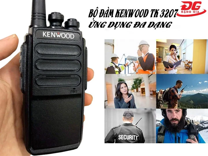 Ứng dụng đa dạng của máy bộ đàm Kenwood TK 3207
