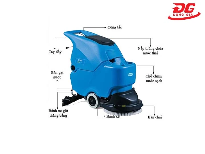 cấu tạo máy chà sàn RM50B