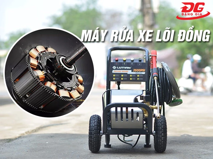 Máy rửa xe lõi đồng