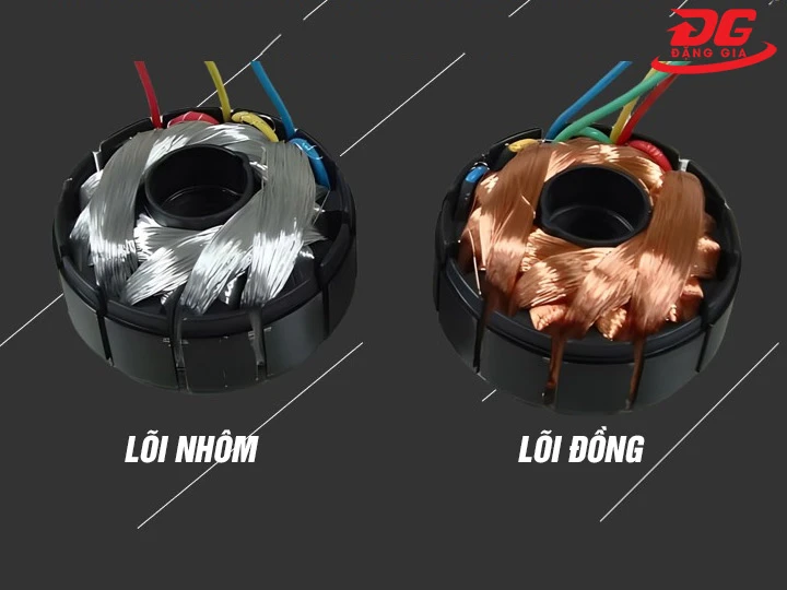 phân biệt máy rửa xe lõi đồng lõi nhôm