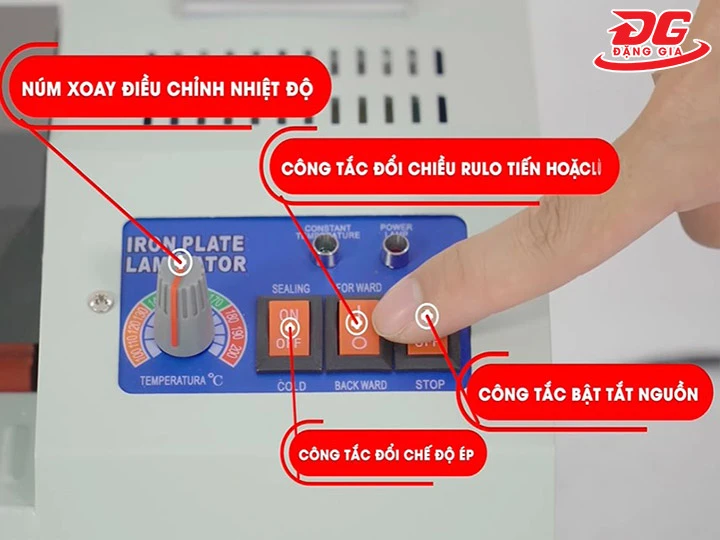 khởi động máy ép