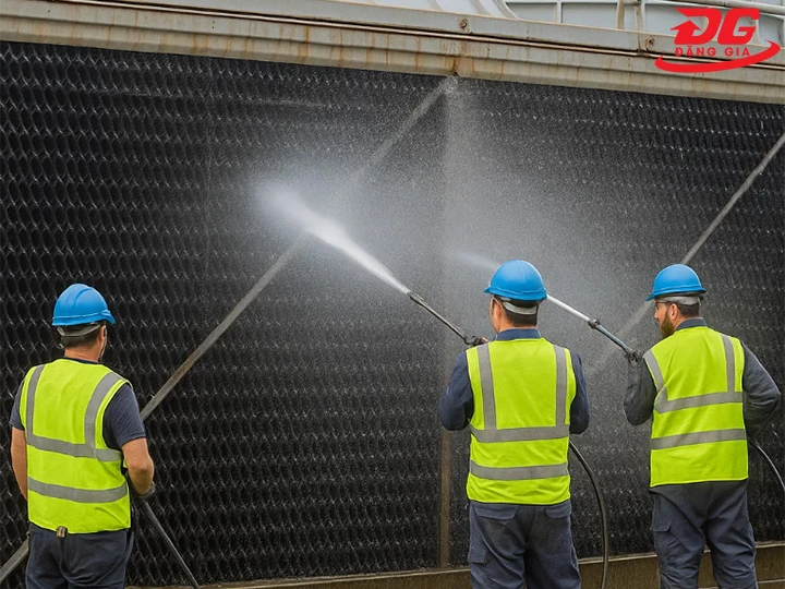 vệ sinh tấm tản nhiệt Kumisai KMS-02